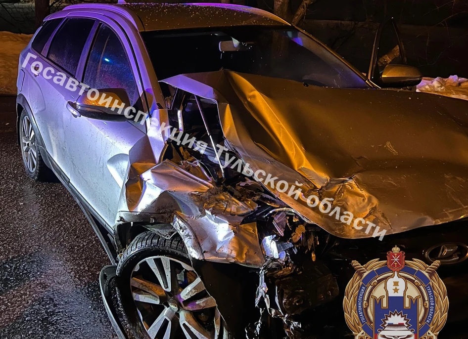 В Киреевске пьяный водитель автомобиля Hyundai утроил ДТП пострадавшей двухлетней девочкой