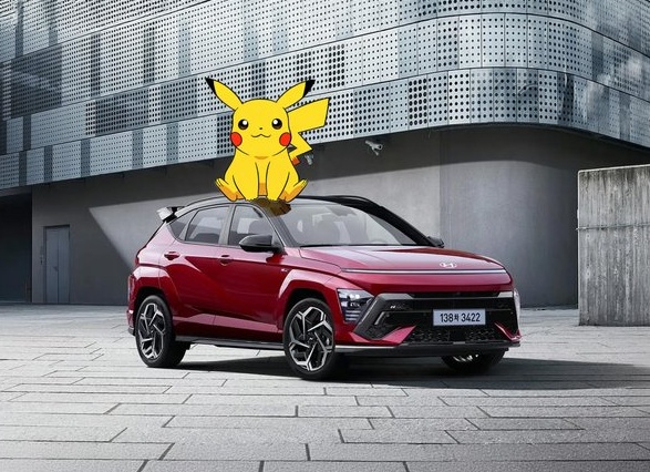 Новый Hyundai Kona «поймал» Покемона